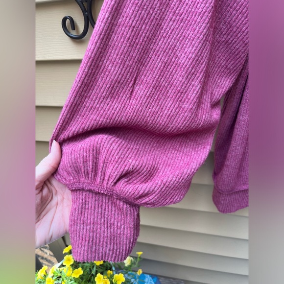 We The Free People Main Squeeze Hacci Ribbed Pullover Marion Sweater, size S - Picture 3 of 8